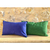 Long Plain Mates Blue 35x60cm Cushion