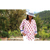 Jodhpuri Red on White Shirt